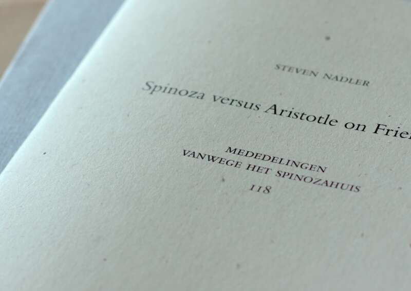 Mededelingen vanwege Spinoza